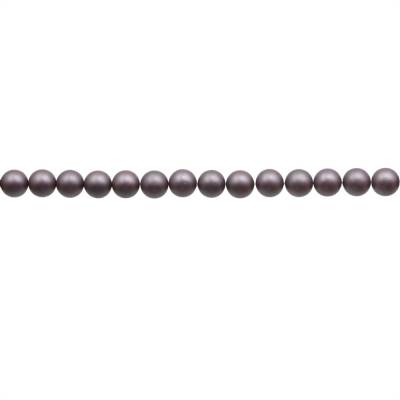 Multicolore perles nacrées ronde sur fil  8mm de diamètre trou 0.8mm 50perles/fil Environ15~16"