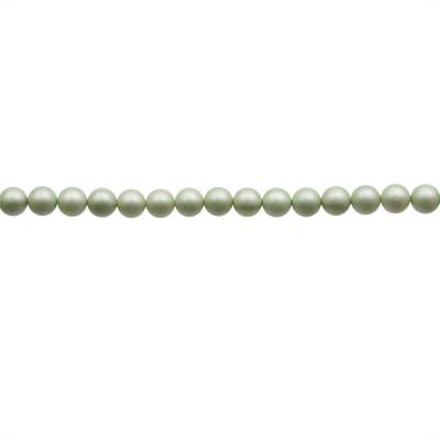 Perlas de Concha Nácar electrochapada Diámetro8mm Agujero0.8mm Aproxi 50cuentas/tira
