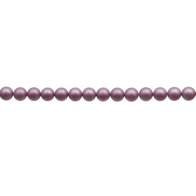 Perlas de Concha Nácar electrochapada Diámetro10mm Agujero0.8mm Aproxi 40cuentas/tira