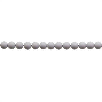 Muschel bunte galvanische Perlenkette  Durchmesser 10mm  Loch 0.8mm  ca. 40 Stck / Strang 15~16"