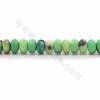 綠草瑪瑙串珠 切角算盤珠 尺寸6x9毫米 孔徑0.8毫米 長度39-40厘米/條