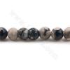 Perles d'agate de feu teintées, diamètre 6mm, trou 1.2mm 15~16''/cordeau