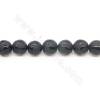 Heated Matte Black Agate Beads Strand With Pattern  Round Diameter 12mm Hole 1.2mm Length 39~40cm/Strand