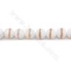 Rouleau de perles d'agate tibétaine chauffée Dzi à facettes rondes diamètre 10mm trou 1mm longueur 39~40cm/rang