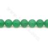 Collier de perles d'agate tibétaine Dzi chauffées et mates Diamètre rond 10mm Trou 1.2mm Longueur 39~40cm/Chaîne