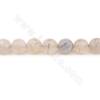 Perles agate de veines de dragon chauffé ronde facette sur fil Taille 10mm trou 1.2mm 15~16"/fil
