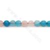 Heated Dragon Veins Agate Beads Strand Faceted Round Diameter 10mm Hole 1.2mm Length 39~40cm/Strand