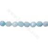 Natural  Amazonite Beads  Strand Star Cut Faceted Size 7x8mm Hole 1 mm 39-40cm/strand