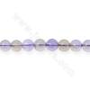 Perles d'amétrine naturelle en collier rond diamètre 10mm trou 1 mm 15~16"/cordeau