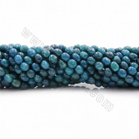 Rouleaux de perles d'apatite teintée, ovale irrégulier, taille 8x10mm, trou 1mm, 15~16"/rangée