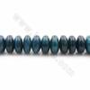 Rouleaux de perles d'apatite teintée, Abacus, taille 5x12mm, trou 1mm, 15~16"/rangée
