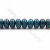 Rouleaux de perles d'apatite teintée, Abacus, taille 9x16mm, trou 1mm, 15~16"/rangée