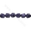 Natural charoite beads strand faceted star cut size 8x10mm hole 1.2mm 15~16"/strand