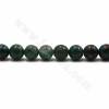 Rouleaux de perles d'Azurite naturelle, ronde, taille 8mm, trou 1mm, 50 perles/rangée