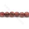 Synthèse perles goldstone strand faceted round diameter 6mm hole 1.2mm 15''-16''/strand