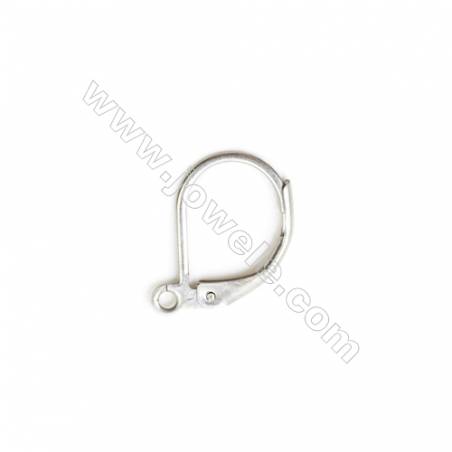 304 Stainless Steel Earwires  Size 10x13mm Pin 0.7mm  300pcs/pack