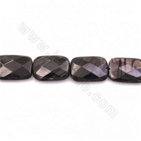 Hypersthene Faceted Rectangle Size18x25mm Hole1.2mm 39-40cm/Strand