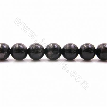 Natural Hypersthene Beads Strand  Round Size 12mm Hole 1.2mm 15~16"/Strand