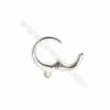 304 Stainless Steel Earwires  Diameter 12mm Pin 0.6mm  Hole 1mm  200pcs/pack
