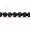 Natural Hypersthene Beads Strand  Round Size14mm Hole 1.2mm 15~16"/Strand