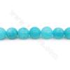 Perles Jade teinté ronde sur fil Taille 10mm trou 1mm 15~16"/fil