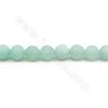 Perles Jade teinté ronde sur fil Taille 8mm trou 1mm 15~16"/fil