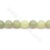 Perles Hotan Jade chinois ronde sur fil Taille 10mm trou 1mm 15~16"/fil