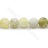 Rouleau de perles de jade naturel, fleur de prunier, diamètre rond 8mm, trou 1.2mm 15''-16''/ruban