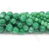 Collier de perles de jade vertes naturelles rondes diamètre 12mm trou 1.2mm 15''-16''/cordeau