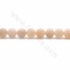 Fili di perle di giada gialla naturale, rotonde, diametro8mm, foro 1mm, 15~16"/filare