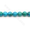 Perles de Jaspe impériale teinté rond sur fil Taille 10mm trou 1.2mm 15~16"/fil