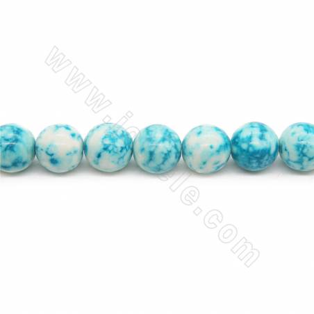 Dyed Imperial Jasper Beads Strand Round Diameter 12mm Hole 1.2mm Length 39~40cm/Strand