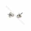 304 Stainless Steel Cup Pearl Bail Pin Pendants  Size 5x7mm  Pin 1mm  Hole 2mm  200 pcs/pack