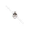 304 Stainless Steel Hollow Ball Charms Pendants  Diameter 6mm  Hole 1.5mm  200pcs/pack