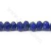 Perline di lapislazzuli naturale filo sfaccettato forma abaco dimensioni 4x6mm foro 0,8mm 15~16"/filo