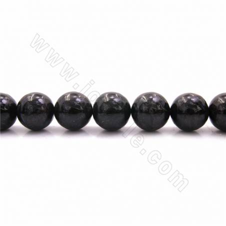 Natural Black Labradorite Round Beads Strand Size 20mm Hole 1.2mm 15~16"/Strand