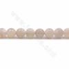 Collier de perles en pierre de lune blanche naturelle, facettes rondes, diamètre 9mm, trou 1mm, 15~16"/cordeau