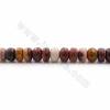 Rouleaux de perles en Mookaite naturel, Abacus à facettes, taille 6x9mm, trou 1mm, longueur 15~16"/rangée