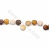 Rouleaux de perles de Mookaite naturel, goutte d'eau plate (à facettes), taille 13x13mm, trou 0.6mm, 39-40cm/rangée