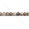 Perles de jaspe bois rond sur fil Taille 8mm trou 1mm 15~16"/fil