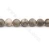 Perles de jaspe bois rond sur fil Taille 10mm trou 1.2mm 15~16"/fil