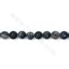 Natural black sky eyes agate beads strand round  diameter 8mm  hole 1 mm 39-40cm/strand
