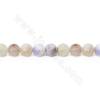 Perles d'opale violette naturelle, diamètre 8mm, trou 1mm 15~16"/cordeau