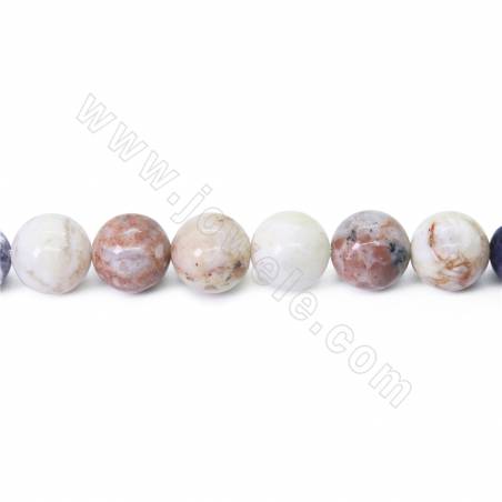 Natural  purple opal beads strand round  diameter 10mm hole 1mm 15~16"/strand