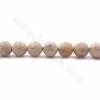 Fili di perline opale bianco naturale, rotondo sfaccettato, diametro 10 mm, foro 1 mm, 15~16"/filare