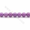 AA级紫雲母串珠 圓形 直徑6毫米 孔徑1毫米 長度39-40厘米/條