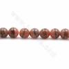 Natürliche Argentinien Rhodochrosit Perlen Stränge, rund, Durchmesser 8mm, Loch 1 mm, 15 ~ 16 "/ Strang