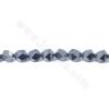 Synthesis  terahertz stone beads strand star faceted  size 8x10 mm hole 1 mm 15~16"/strand