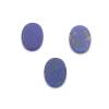 Natürliche Lapislazuli Cabochons ovale Größe 6x8 mm, Dicke 2 mm, 2 Stück / Packung
