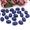 Synthesis Blue Iron Ore Stone Cabochons Oval Size 15x20mm 20pcs/Pack